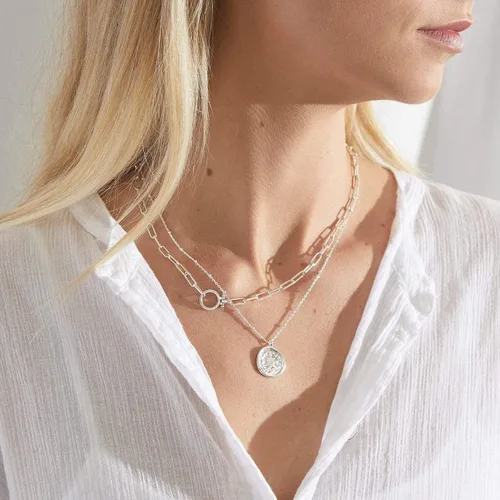 Miniatura 3 de gorjana Womens Parker Paperclip Link Chain Necklace 18k Gold or Silver Plated Chunky Clasp