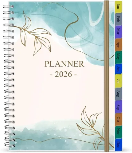 Miniatura 13 de Planificador de bolsillo/Calendario 2026 - enero de 2026 a diciembre de 2026, A6 Organizador semanal y mensual, cuaderno y diario para rastrear