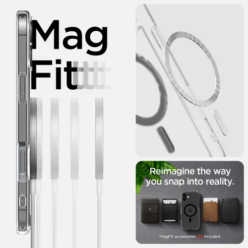 Miniatura 219 de Spigen Funda para iPhone 13 Mini, ultra híbrida MagFit [antiamarilleo] [compatible con Magsafe] - Transparente