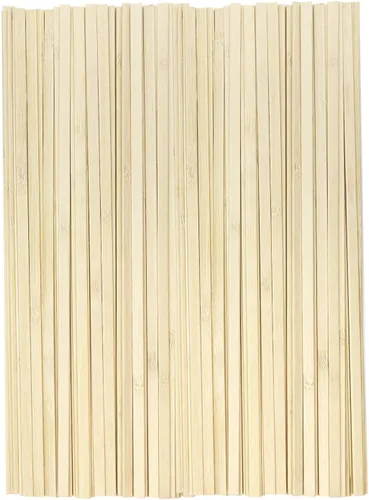 Miniatura 8 de Palitos de madera de 15.7 pulgadas para manualidades, palos de bambú natural extra largos que se pueden curvar, palos de bambú natural fuertes, 100