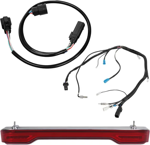 Miniatura 29 de TCMT Clear Len King Trunk LED Tail Light Assembly Wiring Harness Fits For Harley Touring Road King Road Street Electra Glide Tri Glide Ultra Limited