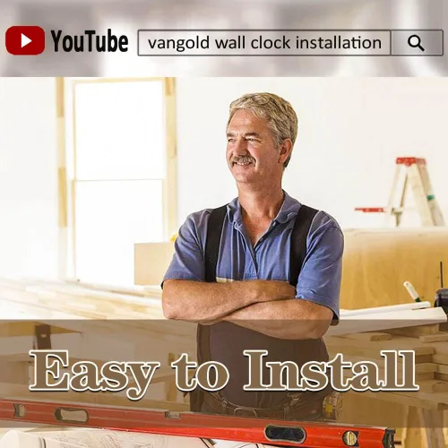 Miniatura 6 de Reloj de pared Vangold para decoración de sala de estar