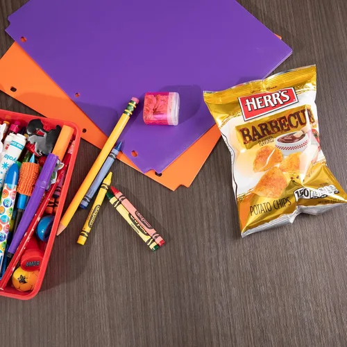 Miniatura 7 de Herr's Papas fritas para barbacoa, 1 onza (paquete de 42 bolsas) – Chips ahumados para barbacoa en bolsas tamaño aperitivo – Ideal para aperitivos