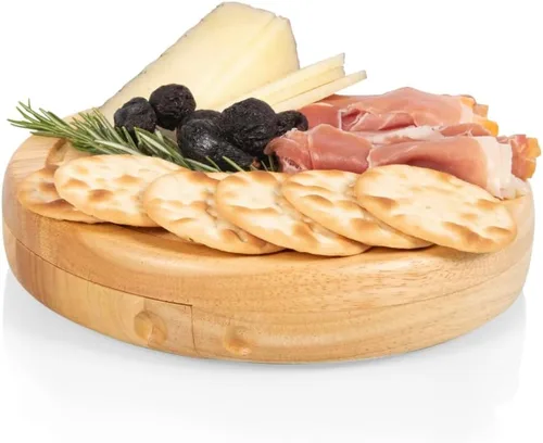 Miniatura 5 de Picnic TIME NFL Brie Cheese Board and Knife Set - Charcuterie Board Set - Wood Cutting Board