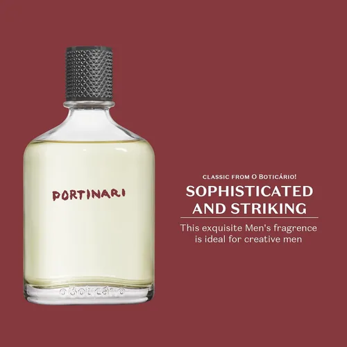 Miniatura 2 de Portinari Eau de Toilette de O Boticario Perfumes de larga duración para hombres Fragancia fresca de cítricos y especias para hombre