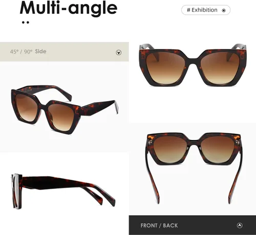 Miniatura 4 de kimorn Gafas de sol para mujeres y hombres de moda retro gafas de sol de moda K1354