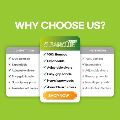 Miniatura 5 de CLEANCLUE Organizador Expandible de Gabinete de Cocina para Tapas de Contenedores de Almacenamiento de Alimentos, Organizador de Cajón de Bambú