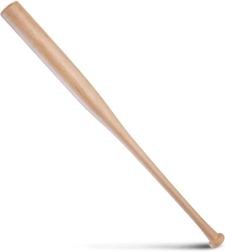 Bate de entrenamiento de béisbol de madera, bate de madera duradero y resistente, ideal para la práctica de bateo de sóftbol, bate de diseño