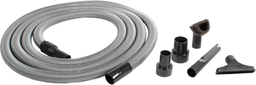 Miniatura 11 de Cen-Tec Systems Premium Attachment 2 adaptadores de tanque y manguera de extensión de vacío de 1.25 pulgadas de diámetro, 10 pies, plata (96007)