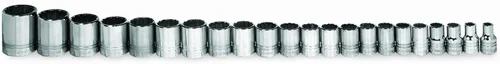 Miniatura 22 de Williams B-1232 3/8 Drive Zócalo poco profundo, 12 puntos