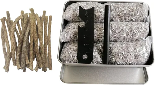 Miniatura 15 de Arrancador de incendios de emergencia Ferro Rod Striker Magnesio 6 bolsas para camping, senderismo, bushcraft, supervivencia, huracán al aire libre