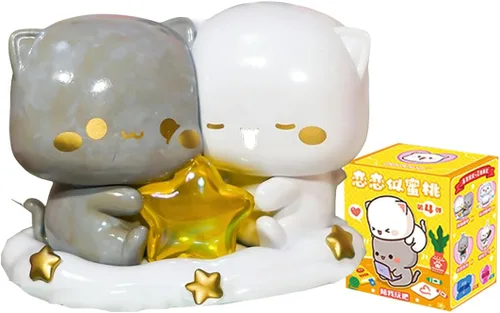 Miniatura 5 de Mitao Cat Series 4 Caja Ciega Figuras Kawaii de Acción Colección Aleatoria Adivina Bolsa Ciega Coleccionable Adornos de Escritorio Modelo Lindo