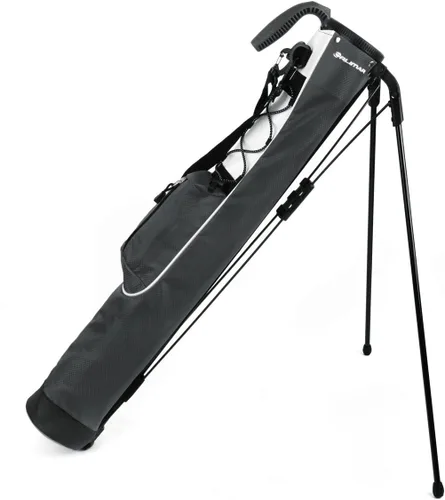 Miniatura 17 de Orlimar Pitch 'n Putt - Bolsa de golf ligera con soporte, diseño de transporte ultraligero, divisor bidireccional, correa para el hombro, bolsa