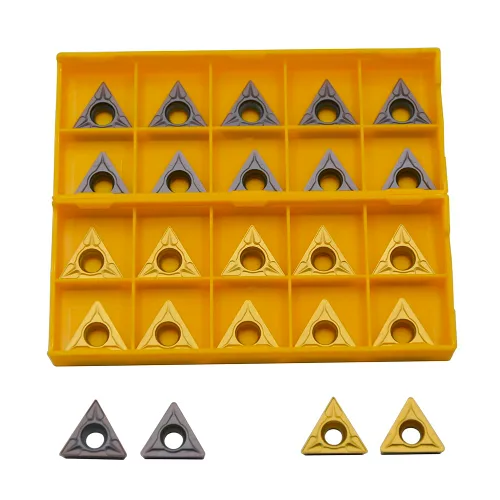 20pcs TCMT32.51 TCMT32.52 TCMT16T304 TCMT16T308 insertos de carburo insertos de torneado para barra de corte de metal