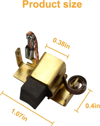 Miniatura 2 de Conjunto de cepillo de carbono 22-18-2240 para amoladora angular 6146-30,6121-30,6121-31,6146-31, 6146-33,6147-30,6147-31-2 piezas