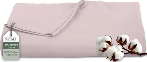 Miniatura 32 de Royale Linens Sábana encimera de 300 hilos de 100 % algodón peinado de fibras largas, súper suave, sábanas encimera, la sábana encimera