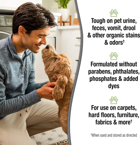 Miniatura 6 de Nature's Miracle Simply Pet - Removedor de manchas y olores, 32 onzas, fabricado con 86% de tensioactivos derivados de plantas