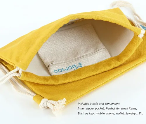 Miniatura 3 de Miomao Mochila con cordón estilo piña, bolsa de lona para deportes de playa