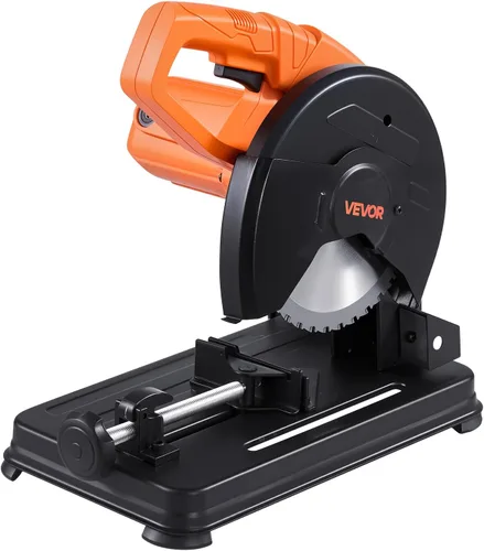 Miniatura 11 de Sierra de corte VEVOR, sierra de corte con diámetro de hoja de 14"/355mm, máquina de corte de acero de 2800W 1200RPM, sierra de corte seca ajustable