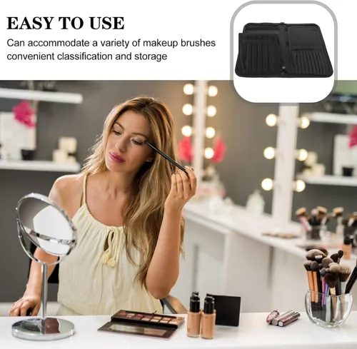 Miniatura 8 de Beavorty bolsas de aseo portaescobillas bolsa de cosméticos organizador de brochas de maquillaje bolsa de herramientas de maquillaje bolsa