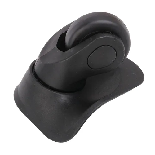 Miniatura 5 de 2 pares de ruedas de repuesto para equipaje giratorio 360 ruedas de maleta doble rodillo negro (W041)