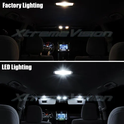 Miniatura 3 de XtremeVision Chevy Cruze 2011 – 2014 (12 unidades) Kit de luces LED para interior + Herramienta de instalación, Blanco puro
