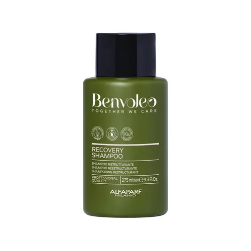 ALFAPARF MILANO Benvoleo - Champú de recuperación para cabello dañado, limpio, vegano y sostenible, champú sin sulfato, repara, reconstruye, protege