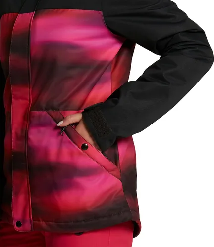 Miniatura 5 de Volcom Chaqueta con capucha para mujer, con aislamiento, snowboard, esquí, invierno, Negro