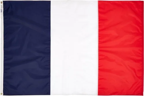 Miniatura 4 de Annin Flagmakers Bandera de Francia fabricada en Estados Unidos según las especificaciones oficiales de diseño de las Naciones Unidas, 2 x 3 pies