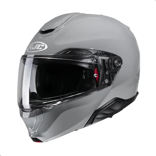 Miniatura 3 de Casco modular sólido para motocicleta HJC RPHA 91 con visor HJ-37 Pinlock, aprobado por DOT (Negro, X-Pequeño)