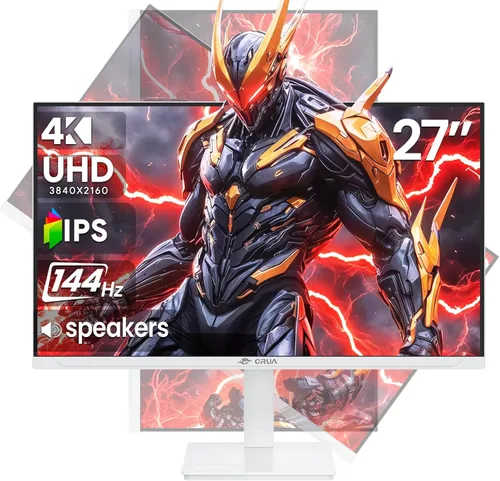 Miniatura 9 de CRUA Monitor para juegos de 27 pulgadas y 240 Hz, pantalla IPS QHD 2560 x 1440, AMD FreeSync, 120% sRGB, altavoces integrados, filtro de luz azul