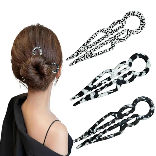 3 pinzas de pelo francesas Prestige para mujer, elegantes accesorios para el cabello para mujer, pinzas para cabello fino y grueso, dentado, diseño