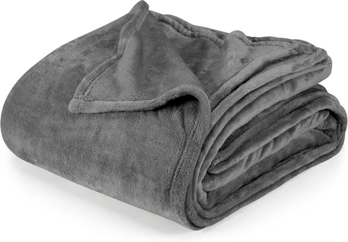 Miniatura 33 de Utopia Bedding Manta de forro polar negro, tamaño individual, ligera, mullida, suave, antiestática de microfibra (60 x 80 pulgadas)