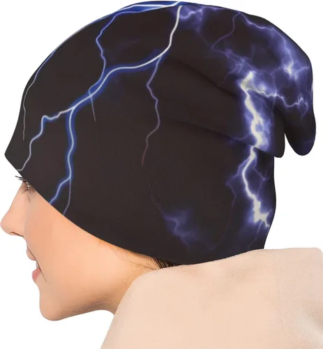 Miniatura 5 de Baggy Slouchy Beanie Hat Warm Skull Cap Adult Knitted Hat Chemo Cap for Women Men