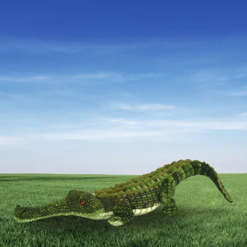 Miniatura 3 de Rhode Island Novedad encantador cocodrilo gharial, juguete de peluche suave para niños, 23 pulgadas