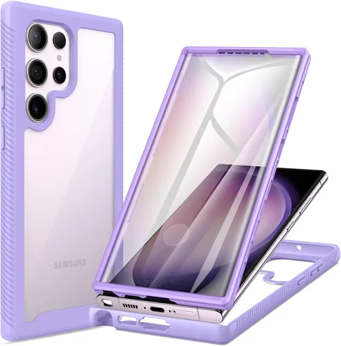 Miniatura 14 de seacosmo Diseñada para funda de teléfono Galaxy A14 5G, cubierta de cuerpo completo a prueba de golpes, con protector de pantalla integrado, funda