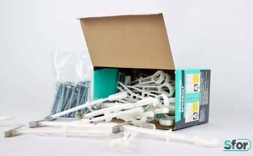 Miniatura 5 de SFOR Paquete de 60 anclajes de perno de palanca de 1/4 pulgadas Anclajes para paneles de yeso, tornillos para paneles de yeso, anclajes de pared
