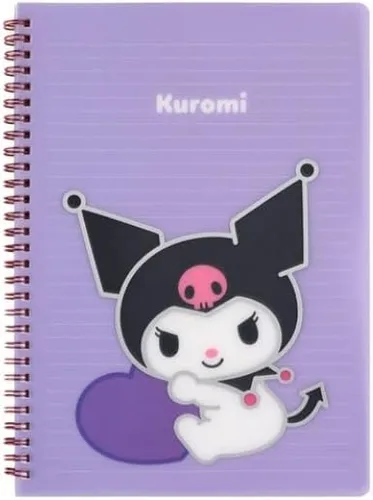 Miniatura 7 de Cuaderno espiral con rayas de 7mm, 17.8 x 25.9 cm 60 hojas (Rosa)