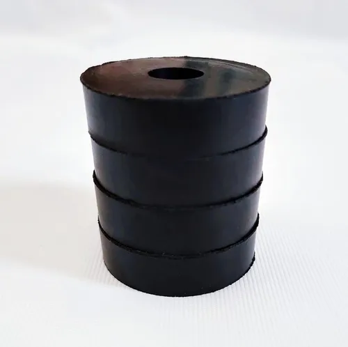 Miniatura 6 de Paquete de 4 almohadillas de goma para pies aislantes, arandelas de goma gruesas de 1.5 pulgadas, diámetro exterior de 0.5 pulgadas, diámetro