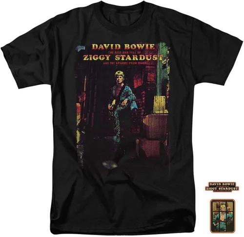 Miniatura 2 de David Bowie Ziggy Stardust Rock Album T Shirt & Stickers