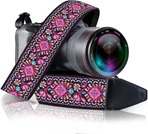 Miniatura 17 de Art Tribute Correa de cámara para el hombro, cinturón cruzado para todas las cámaras DSLR y sin espejo, incluyendo binoculares, correa universal