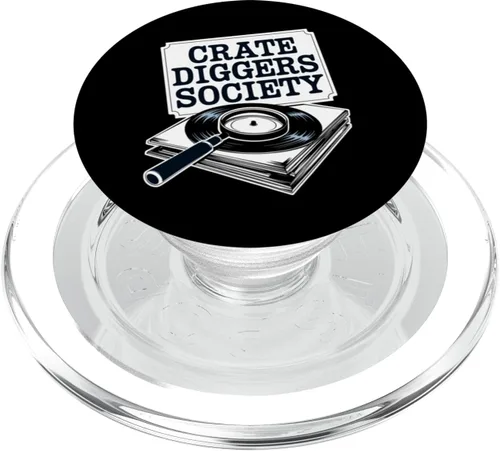 Miniatura 7 de Vinyl Record Collector Retro Music Turntable Lover PopSockets Adhesive PopGrip