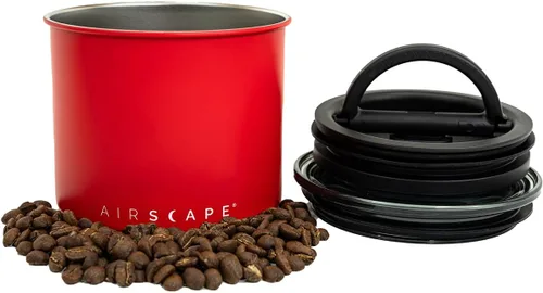 Miniatura 7 de Planetary Design Airscape® - Recipiente de café de acero inoxidable Contenedor de almacenamiento de alimentos Tapa interna patentada de émbolo