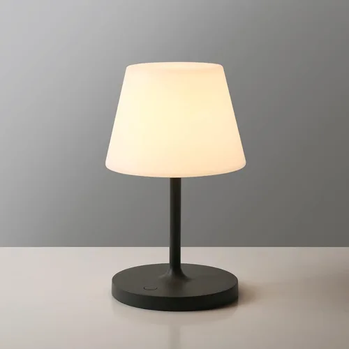 Miniatura 10 de WEILAILUX Lámpara de mesa para exteriores operada por batería, impermeable, lámpara de mesa inalámbrica recargable de 4000mAh, lámpara de escritorio