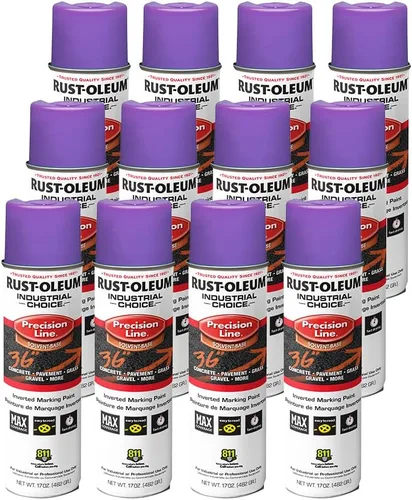 Miniatura 43 de Rust-Oleum 203023 Industrial Choice - Pintura en aerosol para marcado a base de disolvente invertido, 17 onzas, verde fluorescente