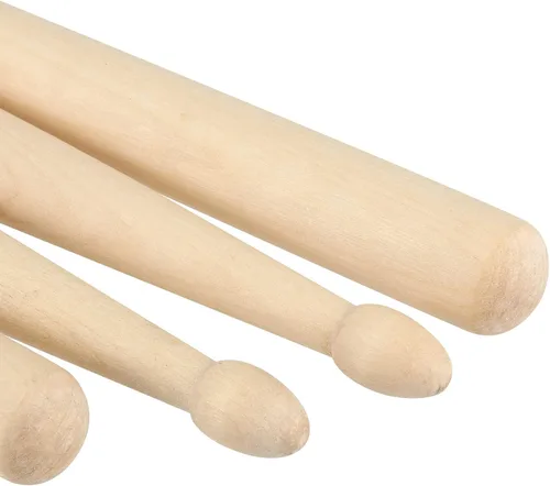 Miniatura 3 de MUKCHAP 15 pares/30 baquetas 5A, baquetas de arce, baquetas de madera a granel para batería, práctica, rendimiento, relajación