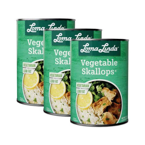 Miniatura 10 de Loma Linda - A base de plantas (Vegetable Skallops® (15 oz.)