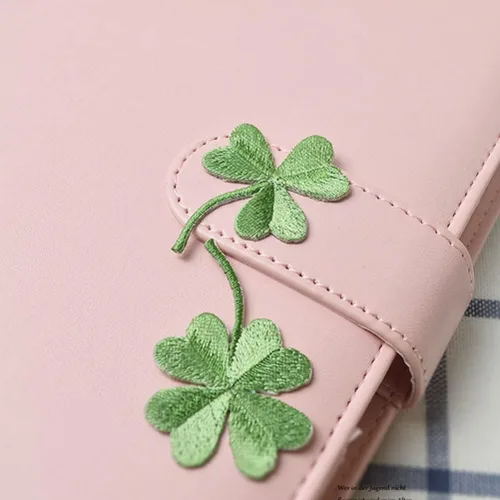 Miniatura 7 de EXCEART Tréboles bordados de cuatro hojas, parches para planchar, tréboles verdes, apliques de tréboles irlandeses para bricolaje, mochilas, jeans
