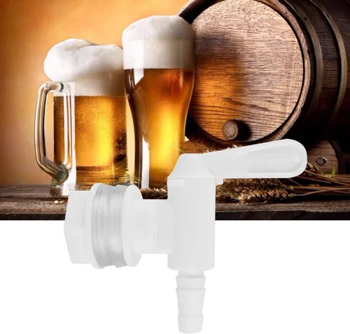 Miniatura 3 de Válvula de espiga de cubo de embotellado de plástico, para fermentador de cerveza casera, grifo de cerveza, embotellado, cubo fermentador fácil