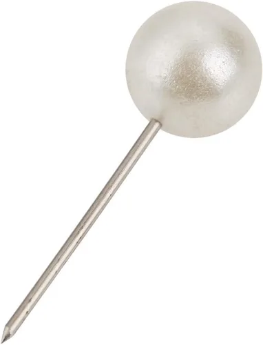 Miniatura 6 de Oumefar 200 alfileres de perlas, tachuelas decorativas para el pulgar, redondas, cortas, perlas, bolas de dibujo, alfileres de mapa, caja de costura